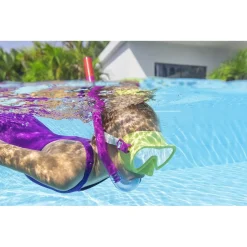 SET DA SNORKELING BAMBINI FLAPPER MASCHERA BOCCAGLIO PINNE 3-6 ANNI 2 COL 25039