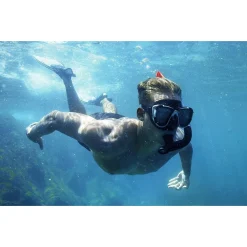 SET DA SNORKELING MASCHERA BOCCAGLIO PINNE BLACKSEA PER ADULTI IMMERSIONI 25044