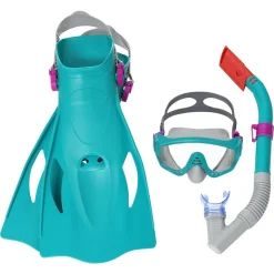 SET DA SNORKELING MERIDIAN MASCHERA BOCCAGLIO PINNE 14+ ANNI 2 COLORI ASS 25020