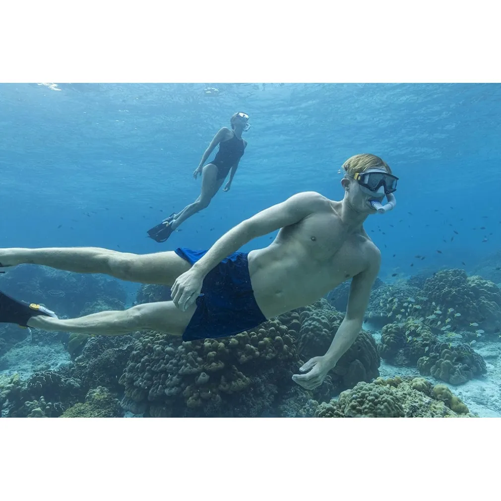 SET DA SNORKELING MERIDIAN MASCHERA BOCCAGLIO PINNE 14+ ANNI 2 COLORI ASS 25020