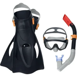SET DA SNORKELING MERIDIAN MASCHERA BOCCAGLIO PINNE 14+ ANNI 2 COLORI ASS 25020