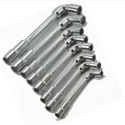 SET DI 8 CHIAVI A PIPA ESAGONALI 8 - 22mm CHIAVI BUSSOLA 8 10 11 12 13 14 17 19