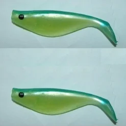 SET DI 2 ESCHE ARTIFICIALI PESCIOLINO FINTO PER PESCA PESCE SPIGOLA ORATA SARAGO