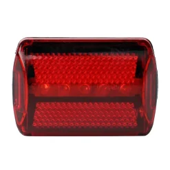 SET DI LUCI LED A BATTERIA ANTERIORE POSTERIORE BICI ATTACCO UNIVERSALE DT-2181