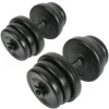 SET DI MANUBRI COMPONIBILI PESI REGOLABILI FITNESS PALESTRA DUMBBELL 10 KG TOTAL