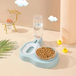 SET DISTRIBUTORE 2IN1 ALIMENTATORI AUTOMATICI ACQUA ALIMENTI CIOTOLE CANI GATTI
