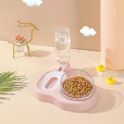 SET DISTRIBUTORE 2IN1 ALIMENTATORI AUTOMATICI ACQUA ALIMENTI CIOTOLE CANI GATTI