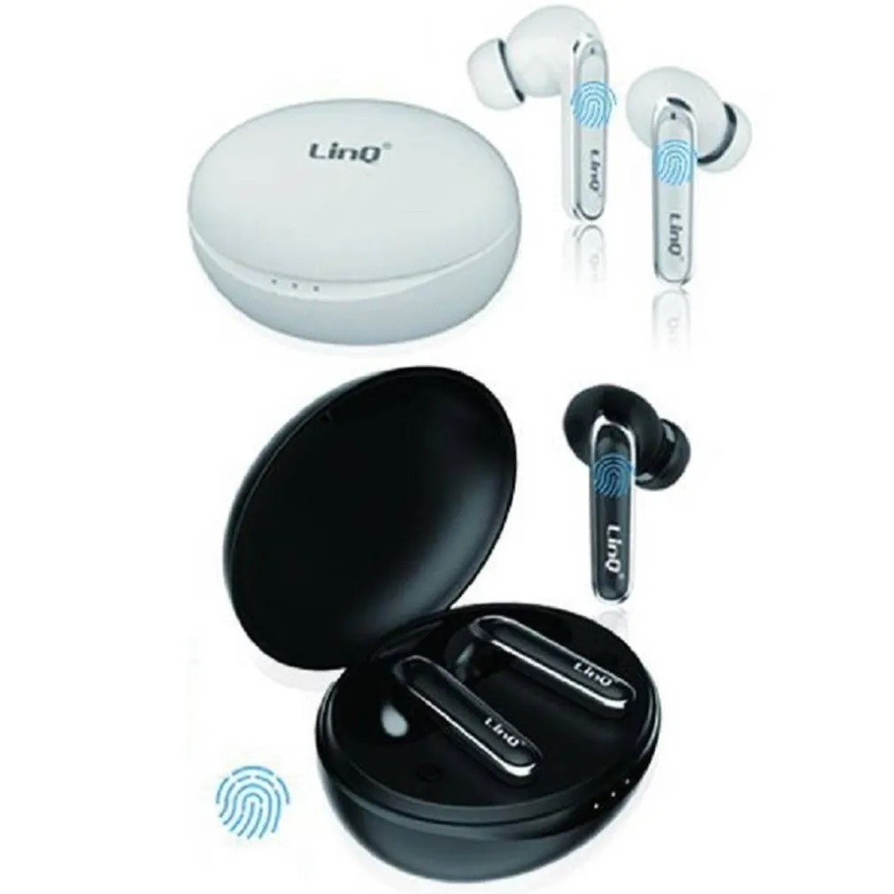 SET DOPPIO AURICOLARE BLUETOOTH 10M TOUCH CON BOX DI RICARICA SPORTIVI TWS-ZGB