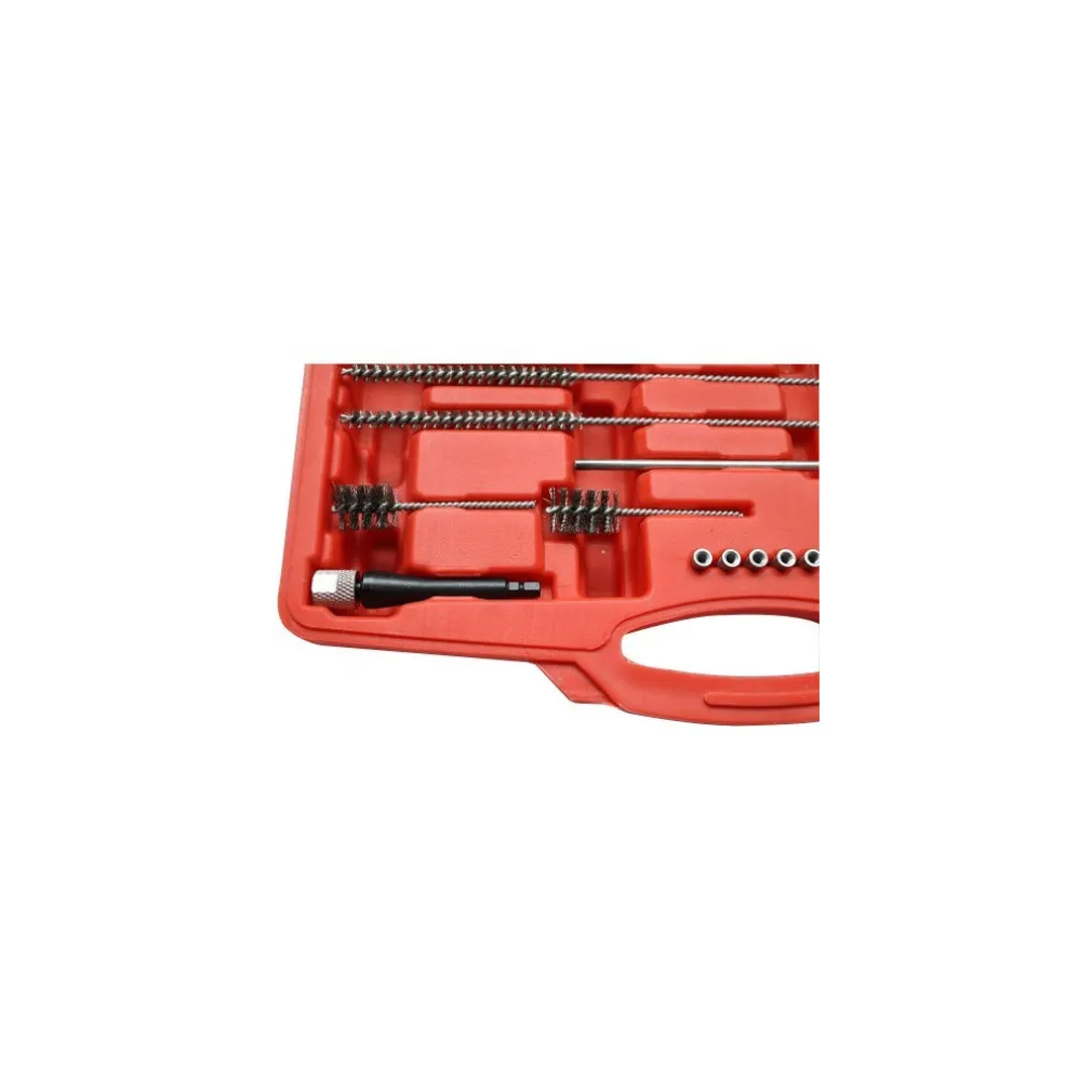 SET FRESE PULIZIA SEDE INIETTORI E SEDE CANDELETTE MOTORI AUTO 22 PZ VALIGETTA