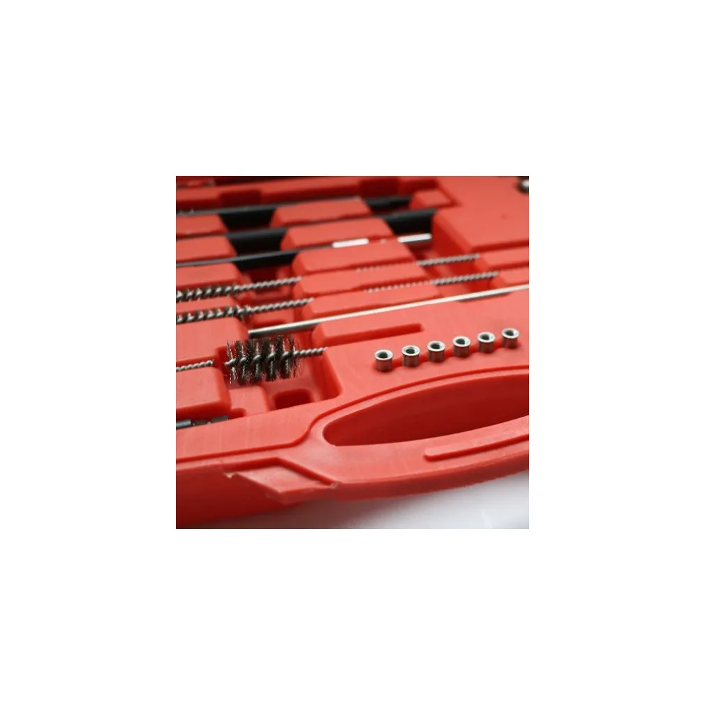 SET FRESE PULIZIA SEDE INIETTORI E SEDE CANDELETTE MOTORI AUTO 22 PZ VALIGETTA