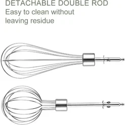 SET FRULLATORE A IMMERSIONE IN ACCIAIO INOX PORTATILE PER PREPARAZIONE ALIMENTI