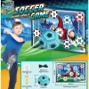 SET GIOCO PER BAMBINI 8PZ PALLONE DA CALCIO PICCHETTI GANCI BERSAGLIO ADESIVO 60"X40"