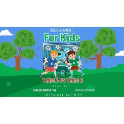 SET GIOCO PER BAMBINI 8PZ PALLONE DA CALCIO PICCHETTI GANCI BERSAGLIO ADESIVO 60"X40"