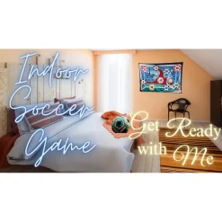 SET GIOCO PER BAMBINI 8PZ PALLONE DA CALCIO PICCHETTI GANCI BERSAGLIO ADESIVO 60