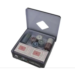 SET KIT COFANETTO POKER TEXAS HOLDEM 100 FICHES CHIPS SET PROFESSIONALE POKER