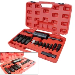 SET KIT PER ESTRAZIONE INIETTORE INIETTORI UNIVERSALE CON MARTELLO SCORREVOLE