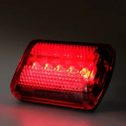 SET LUCI LED A BATTERIA ANTERIORE POSTERIORE PER BICI ATTACCO UNIVERSALE XC-2075