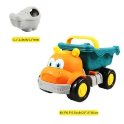 SET MARE 6 PZ GIOCHI SPIAGGIA CAMION ANIMALE PER BAMBINI SABBIA 2 COLORI 6560066