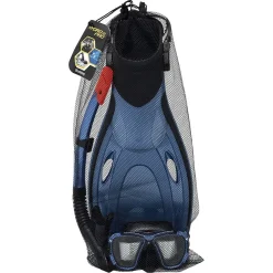SET MASCHERA BOCCAGLIO PINNE DA SNORKELING BLACKSEA PER ADULTI IMMERSIONI 25045