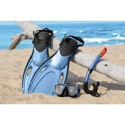 SET MASCHERA BOCCAGLIO PINNE DA SNORKELING BLACKSEA PER ADULTI IMMERSIONI 25045