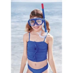 SET MASCHERA PER SNORKELING CON BOCCAGLIO BAMBINI 7-14ANNI COLORI ASSORTITI 24035