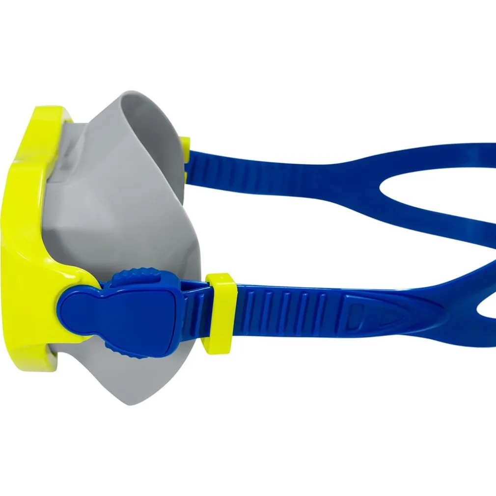 SET MASCHERA PER SNORKELING CON BOCCAGLIO PER BAMBINI 7-14 ANNI COLORI ASS 24025