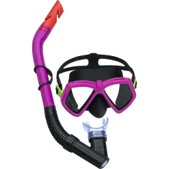 SET MASCHERA SNORKELING DOMINATOR 7-14ANNI 2 COLORI ASSORTITI MARE PISCINA 24070