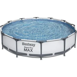 SET PISCINA FUORI TERRA ROTONDA STEEL PRO MAX 366X76CM 6473LT POMPA FILTRO 56416