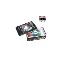 SET POKER CHIPS PROFESSIOALE 100 FISHES FICHES DAKOTA TEXAS HOLDEM 100 CHIPS