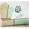 SET 4PZ BAGNO EFFETTO MASSAGGIO DOCCIA GUANTO PIETRA POMICE SPUGNETTA RILASSANTE