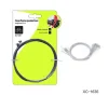 SET 2PZ CAVO FRENO POSTERIORE IN ACCIAIO 2MT ATTACCO UNIVERSALE PER BICI XC-1636