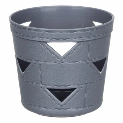 SET 3PZ CESTO CESTINO PORTAOGGETTI ORGANIZZATORE TONDO 10X10X9CM ASSORTITI 10711