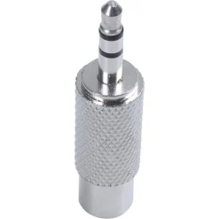 SET 2PZ CONNETTORE ADATTATORE AUDIO STEREO RCA FEMMINA A AUX 3,5MM MASCHIO C-091