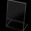 SET 2PZ CORNICI ESPOSITORE TRASPARENTE PLEXIGLASS 13x18CM VERTICALE PORTAFOTO