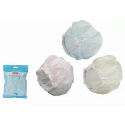 SET 2PZ CUFFIE CUFFIA PER DOCCIA BAGNO ELASTICO PROTEGGE CAPELLI COLORATI 59707