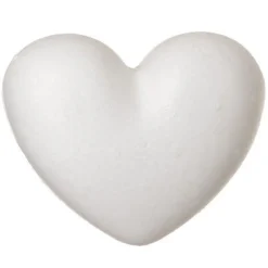 SET 6PZ CUORI CUORE IN POLISTIROLO 10 CM DECOUPAGE DECORARE SAN VALENTINO 198917