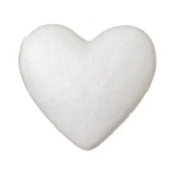 SET 6PZ CUORI CUORE IN POLISTIROLO 10 CM DECOUPAGE DECORARE SAN VALENTINO 198917