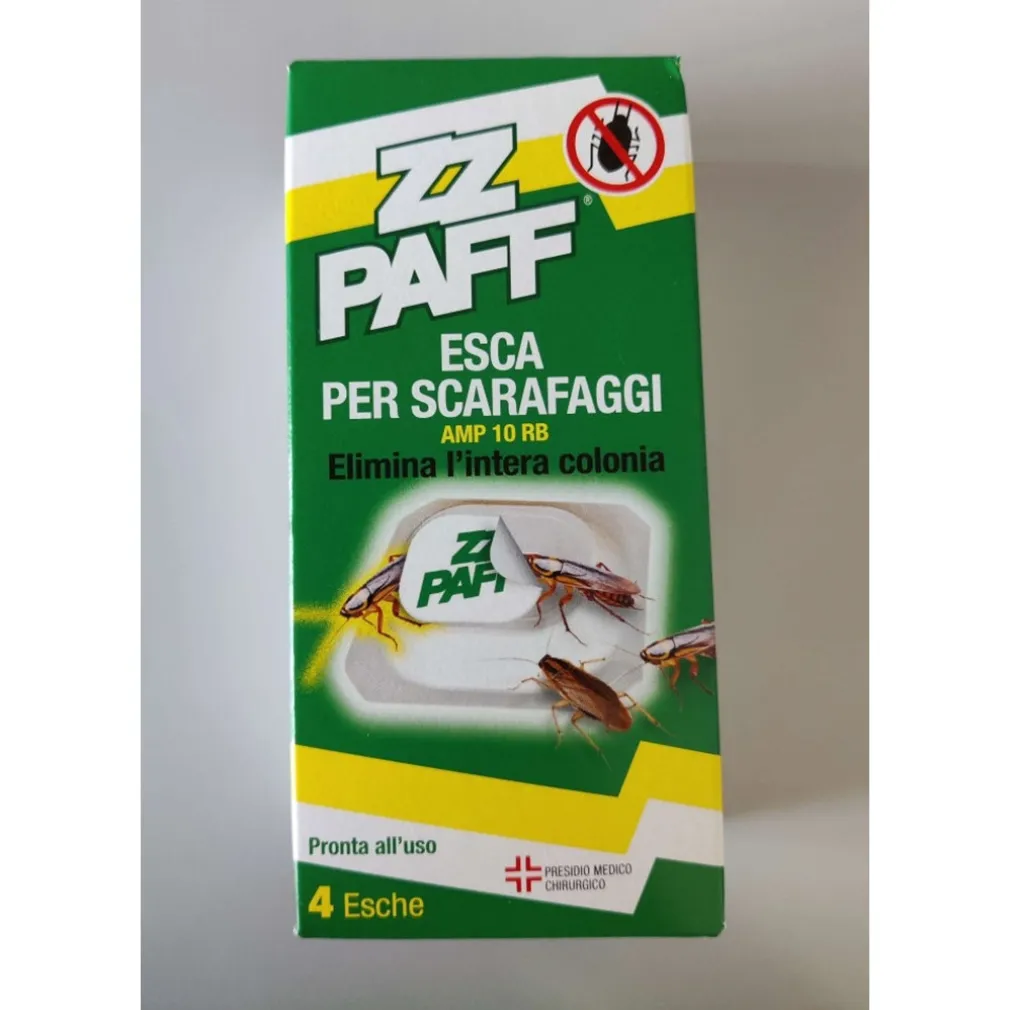 SET 12PZ ESCA PER SCARAFAGGI CON 4 TRAPPOLE 2G PRONTA ALL'USO ELIMINA INTERA COLONIA 010899
