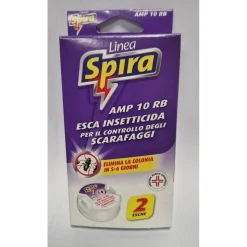 SET 12PZ ESCA TRAPPOLA INSETTICIDA PER SCARAFAGGI 2PZ ELIMINA COLONIA 5-6 GIORNI 479376
