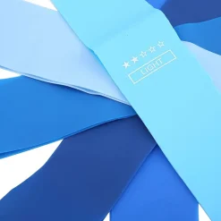 SET 5PZ FASCE ELASTICHE RESISTENZA FITNESS IN LATTICE VARI ESERCIZI YOGA PALESTRA