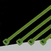 SET 100PZ FASCETTE SERRACAVO AUTOBLOCCANTI IN NYLON VERDE 4.8MM X 250MM 48-250-V