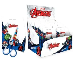 SET 24PZ FORBICI SCUOLA DECORO AVENGERS PER SCUOLA TEMPO LIBERO CANCELLERIA BAMBINI 961471