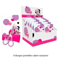 SET 24PZ FORBICI SCUOLA DECORO MINNIE PER SCUOLA TEMPO LIBERO CANCELLERIA BAMBINE 961518