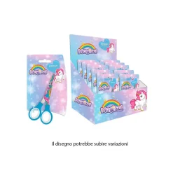 SET 24PZ FORBICI SCUOLA DECORO UNICORNO PER SCUOLA TEMPO LIBERO CANCELLERIA BAMBINE 738066