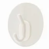 SET 2PZ GANCI ADESIVI APPENDINO DOPPIO PARETE BAGNO CUCINA CASA ATTACCAPANNI 87364