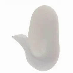 SET 2PZ GANCI APPENDINI ADESIVI BIANCO PARETE CASA CUCINA BAGNO ATTACCAPANNI 87017