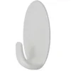 SET 2PZ GANCI APPENDINI ADESIVI PARETE CASA CUCINA BAGNO ATTACCAPANNI OVALI 59676
