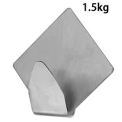 SET 4PZ GANCI APPENDINI ADESIVI PARETE CASA CUCINA BAGNO ATTACCAPANNI ROMBI 59664