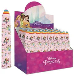 SET 24PZ GOMMA PER CANCELLARE A FORMA DI MATITA GIGANTE PRINCIPESSE REGALO BAMBINE 960986