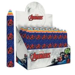 SET 24PZ GOMMA PER CANCELLARE A FORMA DI MATITA GIGANTE AVENGERS REGALO BAMBINI 960931